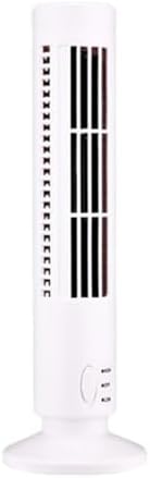 2 Speeds Tower Fan, USB Standing Fan Bladeless, Portable Conditioner for Home Offices and Bedrooms (black)