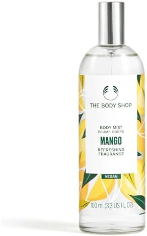 The Body Shop Strawberry Body Mist (1x 100ml), Refreshing Sweet Body Mist for Women, Fruit-Scented Mist with 97% Natural-Origin Ingredients, Everyday Body Spray, Vegan Body Care