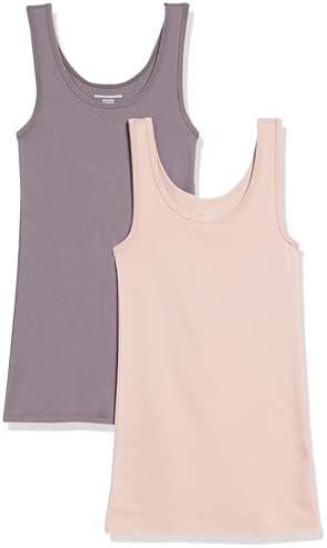Amazon Essentials Women's Slim-Fit Vest, Pack of 2