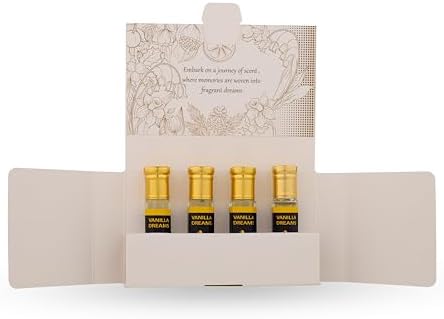 FR99 Vanilla Dreams Perfume Oil for Her 6 ml Roll-On Bottle Arabic Opulence Sweet Vanilla Powder Balsamic Lactonic (6 ml)