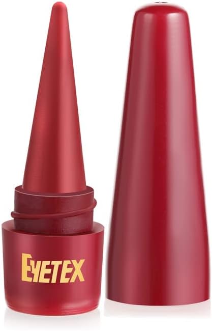 Eyetex Pallavi Sindoor Stick - Creamy, Precise Application, Smudge-Proof, Fade-Proof, Vegan, Cruelty-Free, Natural Ingredients (Pack of 2 Maroon)