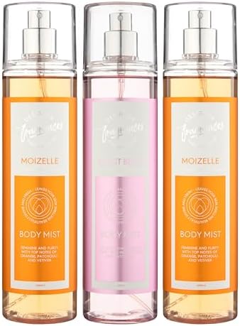 Designer Fragrances 3 Pack Assorted Bundle - Tu Est Belle - Good Lady - Missie - Women's Feminine Body Mist Sprays - For Silky Soft, Beautifully Smelling Divine & Fresh Skin, Great Gifts - 250ml