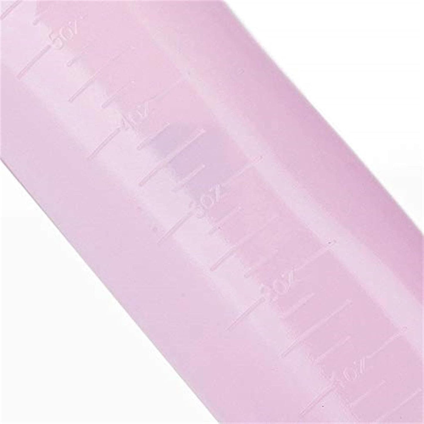 Root Comb Hair Dye Applicator Bottle With Graduated Scale, Color Brush for Long Hair Scalp Care Oil - Pink