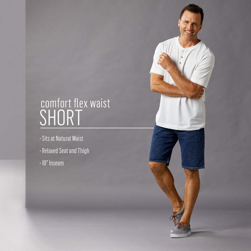 Wrangler Authentics Men’s Comfort Flex Waistband Jean Shorts