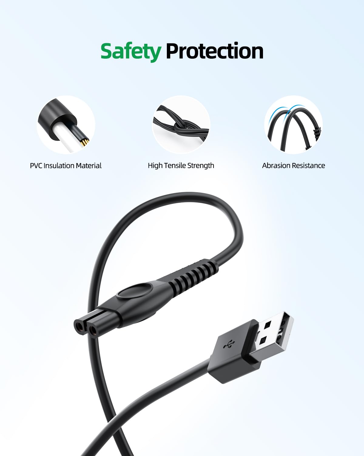 Superer 5V Charging Cable – The Practical Spare for Your Philips One Blade
