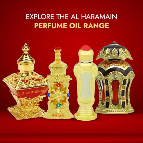 Al Haramain Tanasuk Perfume Oil - 12 ml | Amber Vanilla Perfume For Women and Men Attar Oil | Concentrated Perfume Oil With Amber Vanilla Fragrance