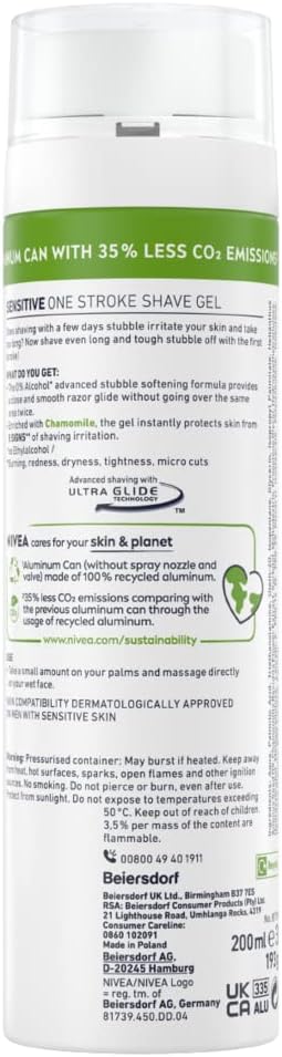 Why NIVEA MEN Sensitive One‑Stroke Shave Gel feels like a backstage pass for your skin