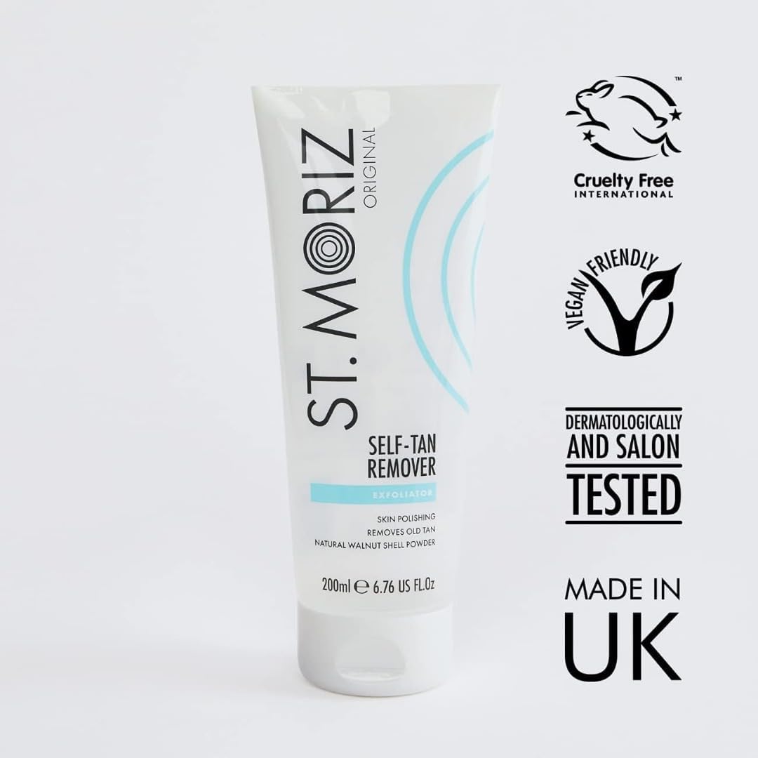 St Moriz FAKE AWAY Self Tan REMOVER 200ml In Shower Body Scrub to remove Self Tan