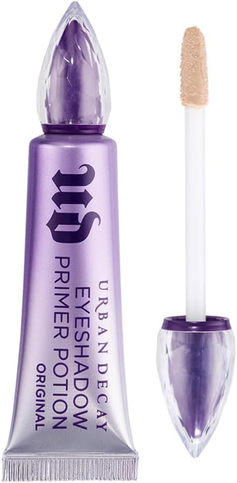 Urban Decay Eyeshadow Primer Potion, Smooths Imperfections, Preps Lids for Vibrant Crease-Free Makeup, Up to 24-Hour Long-Lasting, Vegan Formula*, Polymer Technology, Original Transparent Shade, 10ml