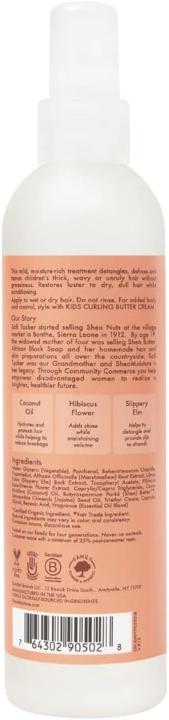 SheaMoisture Coconut & Hibiscus KIDS Detangler 8oz