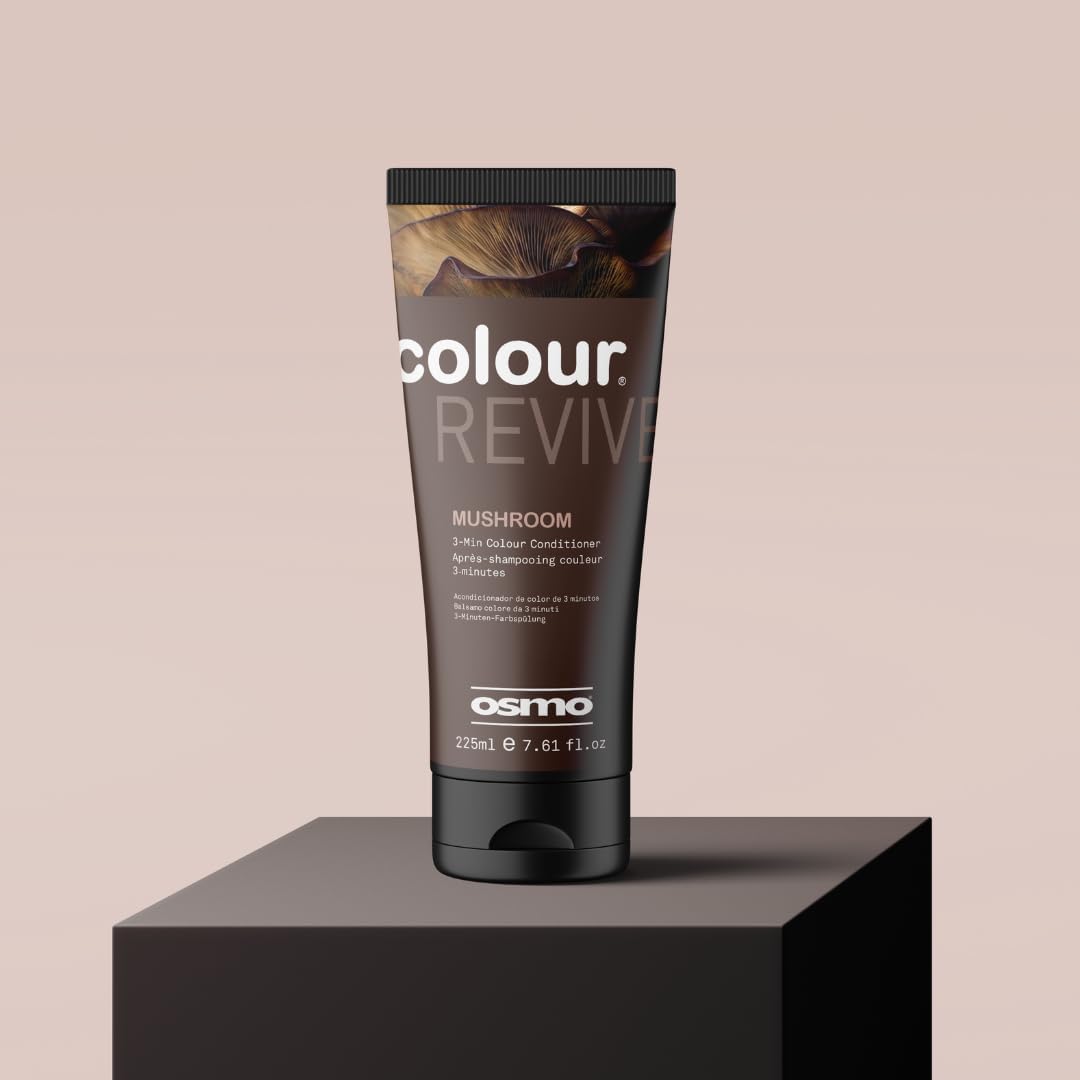OSMO Color Revive Mushroom | Cool Ashy Brown Conditioning Toning Mask | Vegan. 225ml