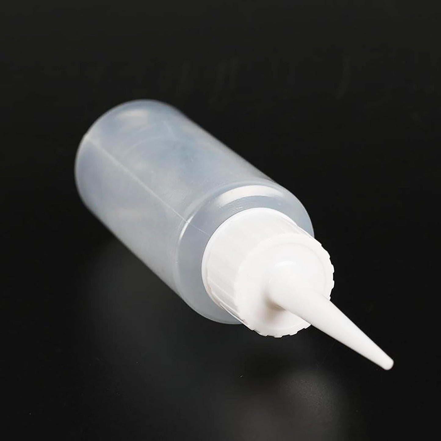 IRYNA 8Pcs Squeeze Applicator Bottles 50ml Plastic Squeeze Bottles Salon Hair Color Applicator Bottle for Paint Art, Craft, Liquids, Glue