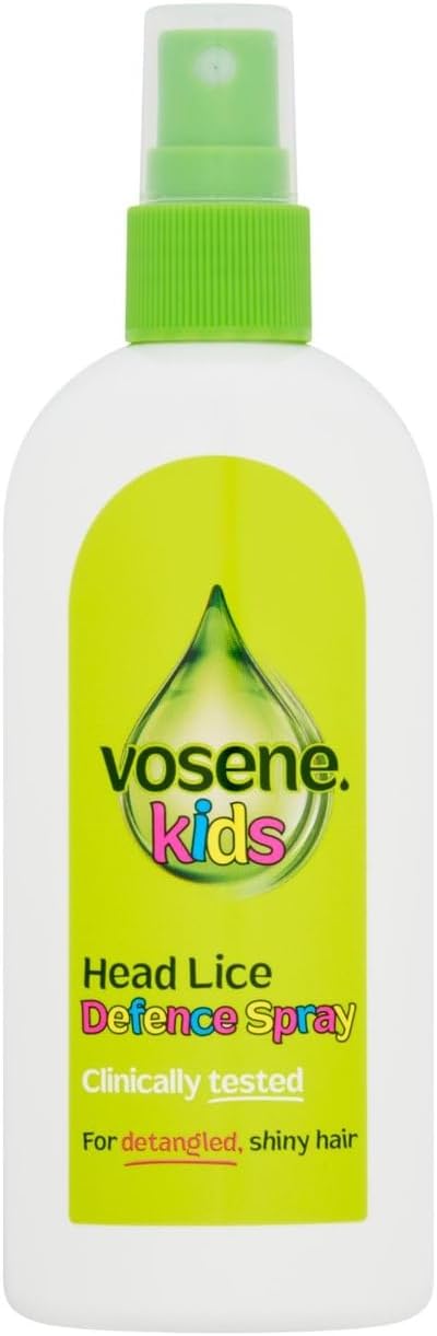 Vosene Kids Extra Shine Detangler Spray with Head Lice Repellent 150ml x5