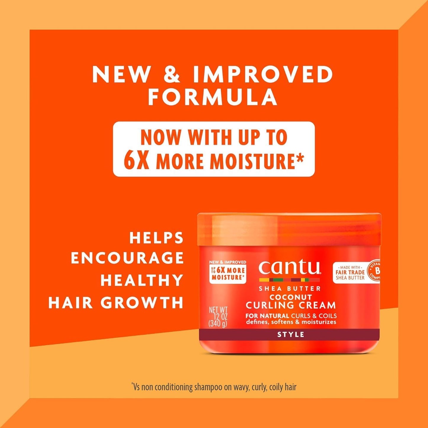 Cantu Coconut Curling Cream – A Slip‑y, Moisture‑Rich Boost for Your Curls