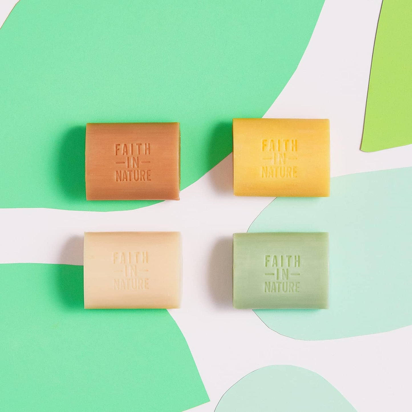 Faith In Nature Natural Tea Tree Hand Soap Bar, Cleansing, Vegan & Cruelty Free, No SLS or Parabens, Multi Box 18 x 100g