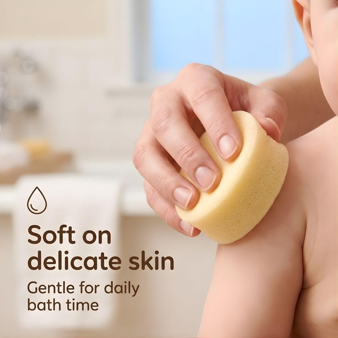 Baby Bath Sponge 6 Pack – Super Soft & Gentle for Newborn & Sensitive Skin – Baby Sponges for Bath Time, Body & Shower Sponge for Kids & Adults