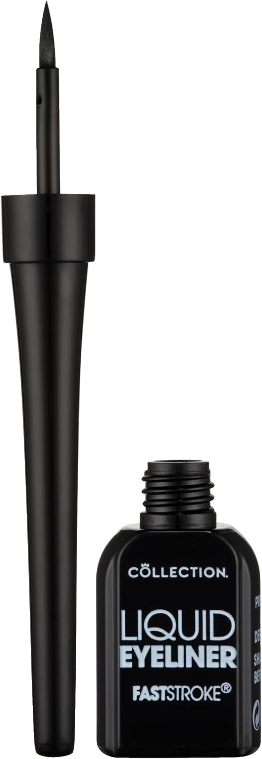 Collection Cosmetics Fast Stroke Eyeliner, Quick Drying Formula, 4ml, Black