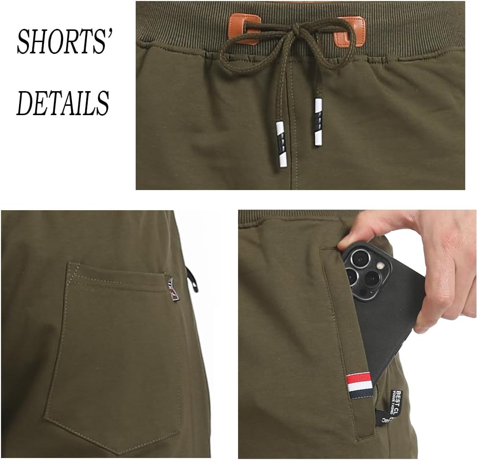 JustSun Men’s Shorts – The Easy‑Going Jogger That Actually Moves With You