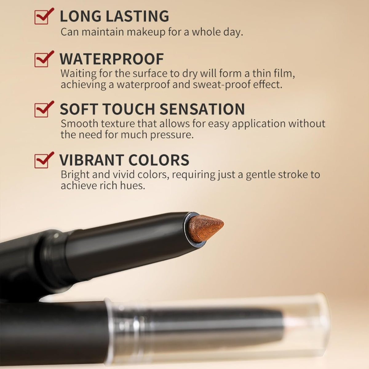 Gl/itter Eyeshadow Stick Set,Cream Eyeliner Pencil,Gl/itter Eyeshadow,Waterproof & Smudge-Proof Formula,Safe Ingredients and Use Gently,Long and Lasting Eyeshadow Primer for Beginners,07+09+10