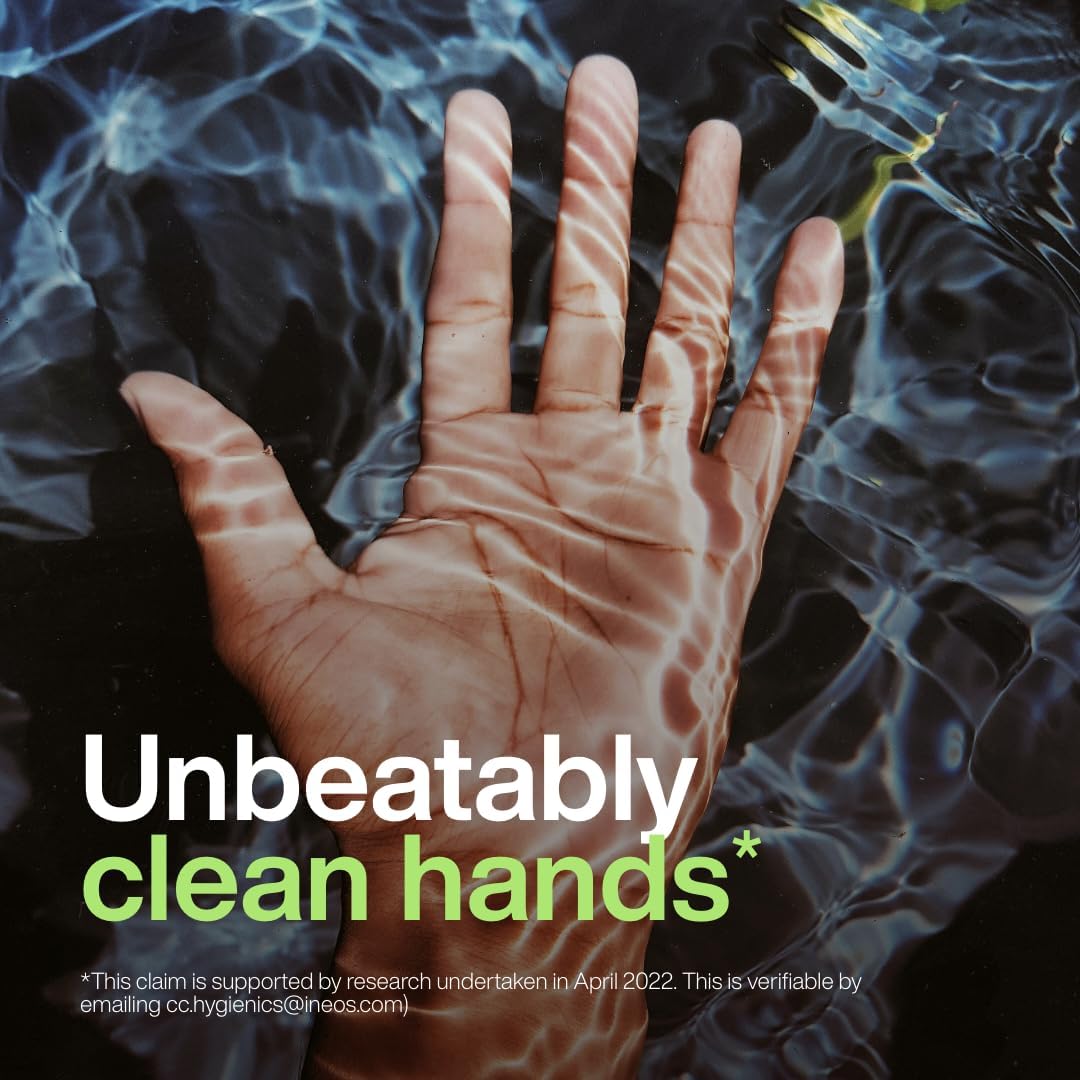 INEOS - Liquid Hand Soap - Cleansing - Handwash with Cucumber & Aloe Vera - 6 Bottles x 500ml, Packaging May Vary