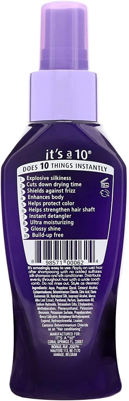 it's a 10 Silk Express Miracle Silk Leave-In 10 oz (Pack of 2)