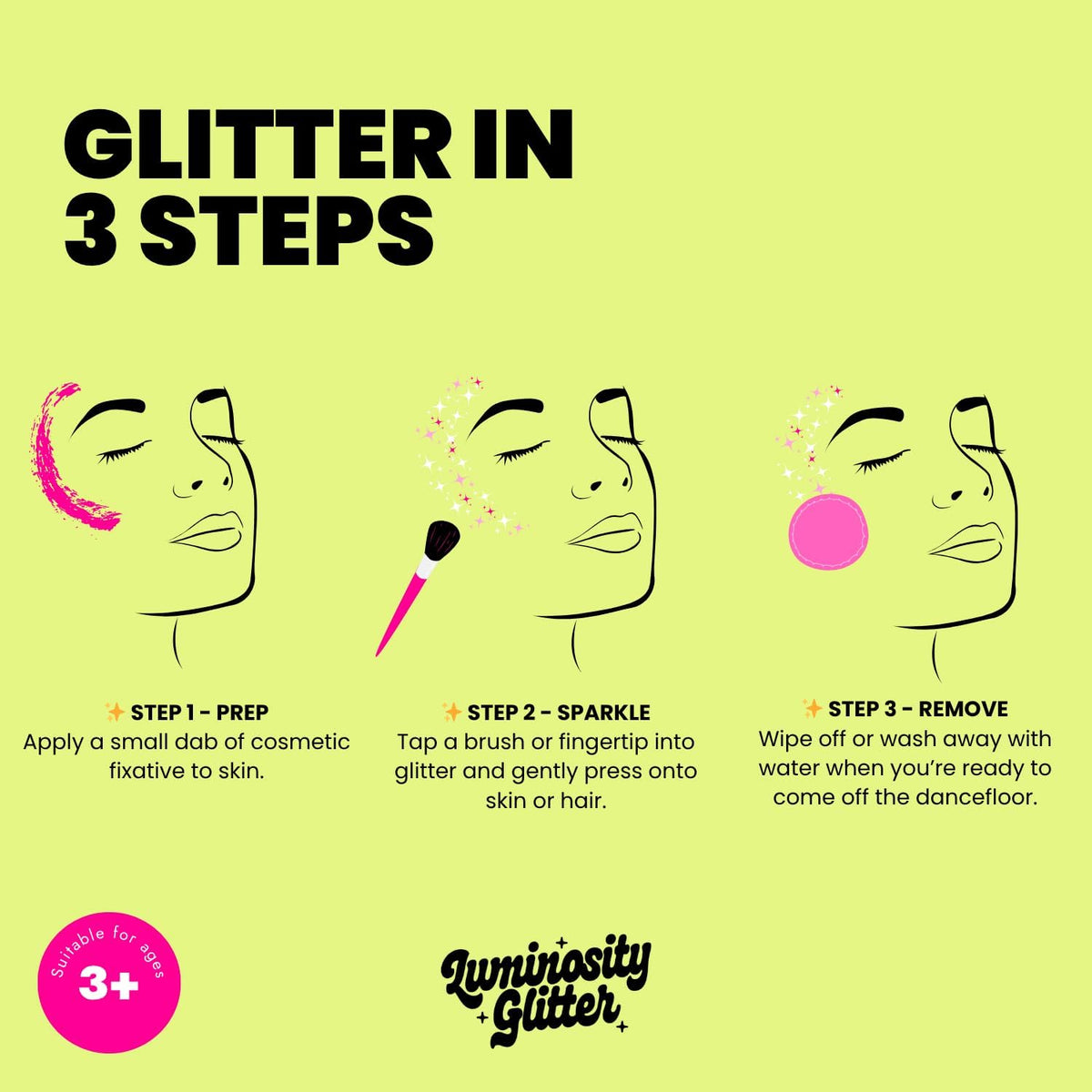 Rainbow Smash Biodegradable Glitter – Eco Friendly Festival Face & Body Glitter | Vegan, Plant-Based, Pride Makeup | 6g Pot of Cosmetic Chunky Eco Glitter