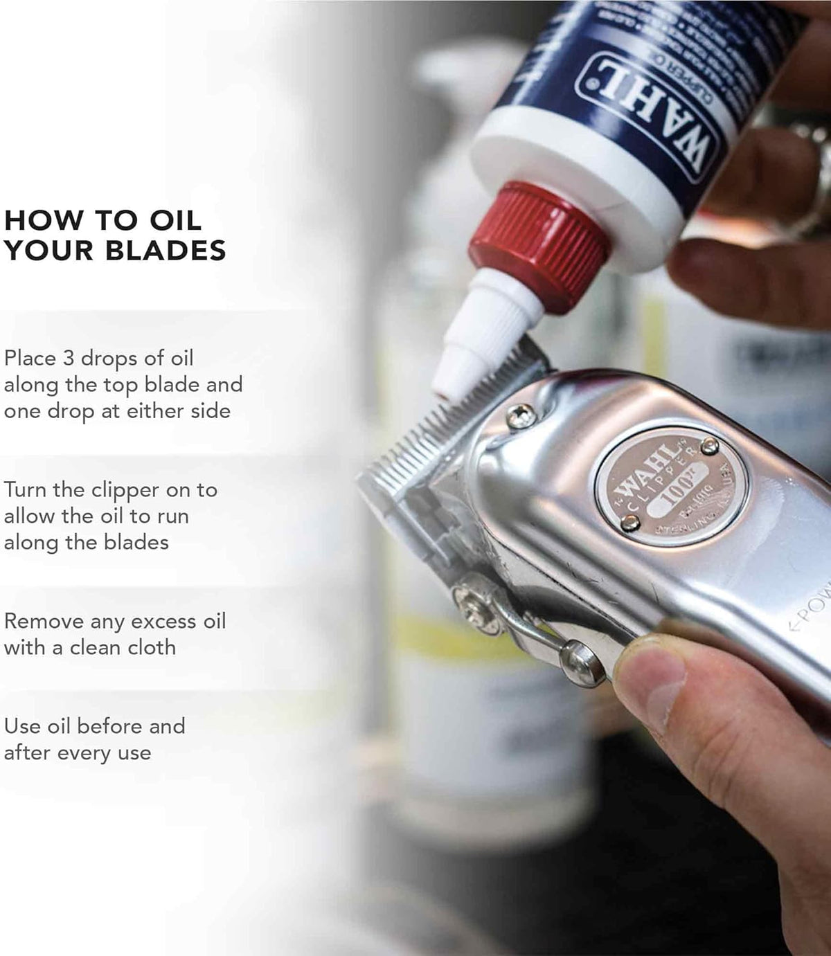 Keeping Your Clippers Happy with Wahl Oil