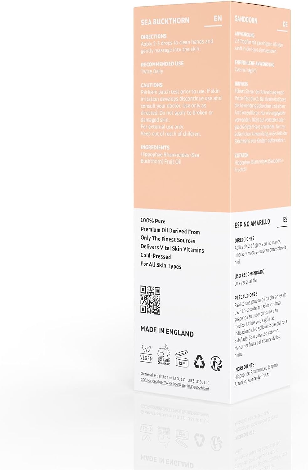 Dermavitamins 100% Pure Sea Buckthorn Oil - 30ml