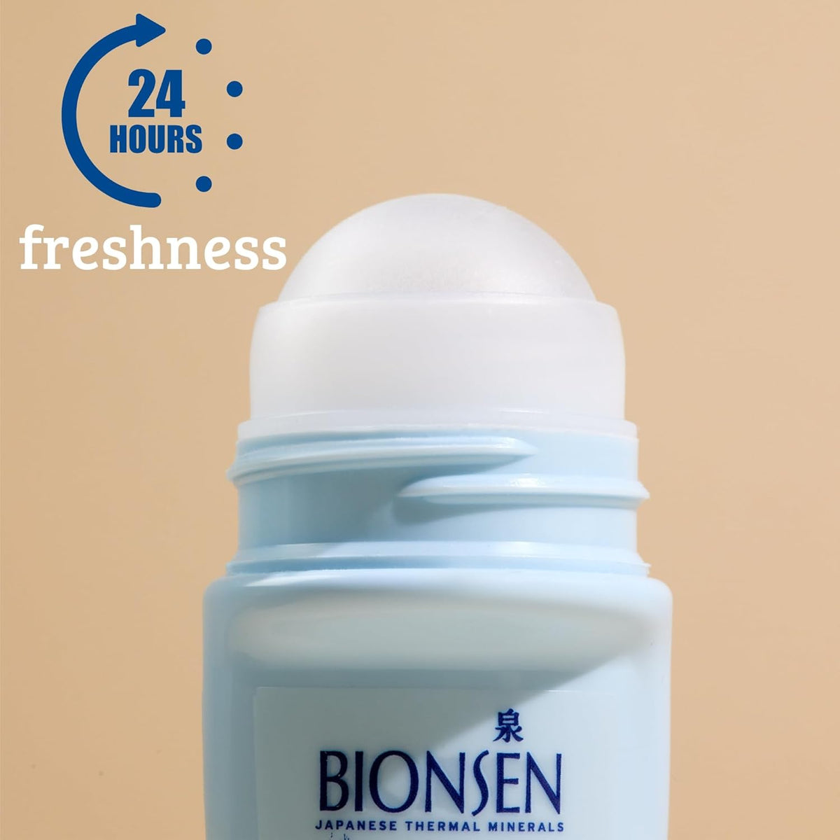 Bionsen Mineral Protective Roll-On Deodorant, 0 Percent Aluminum, Paraben Free, All-Day Freshness for Sensitive Skin, 50ml, 3 Pack