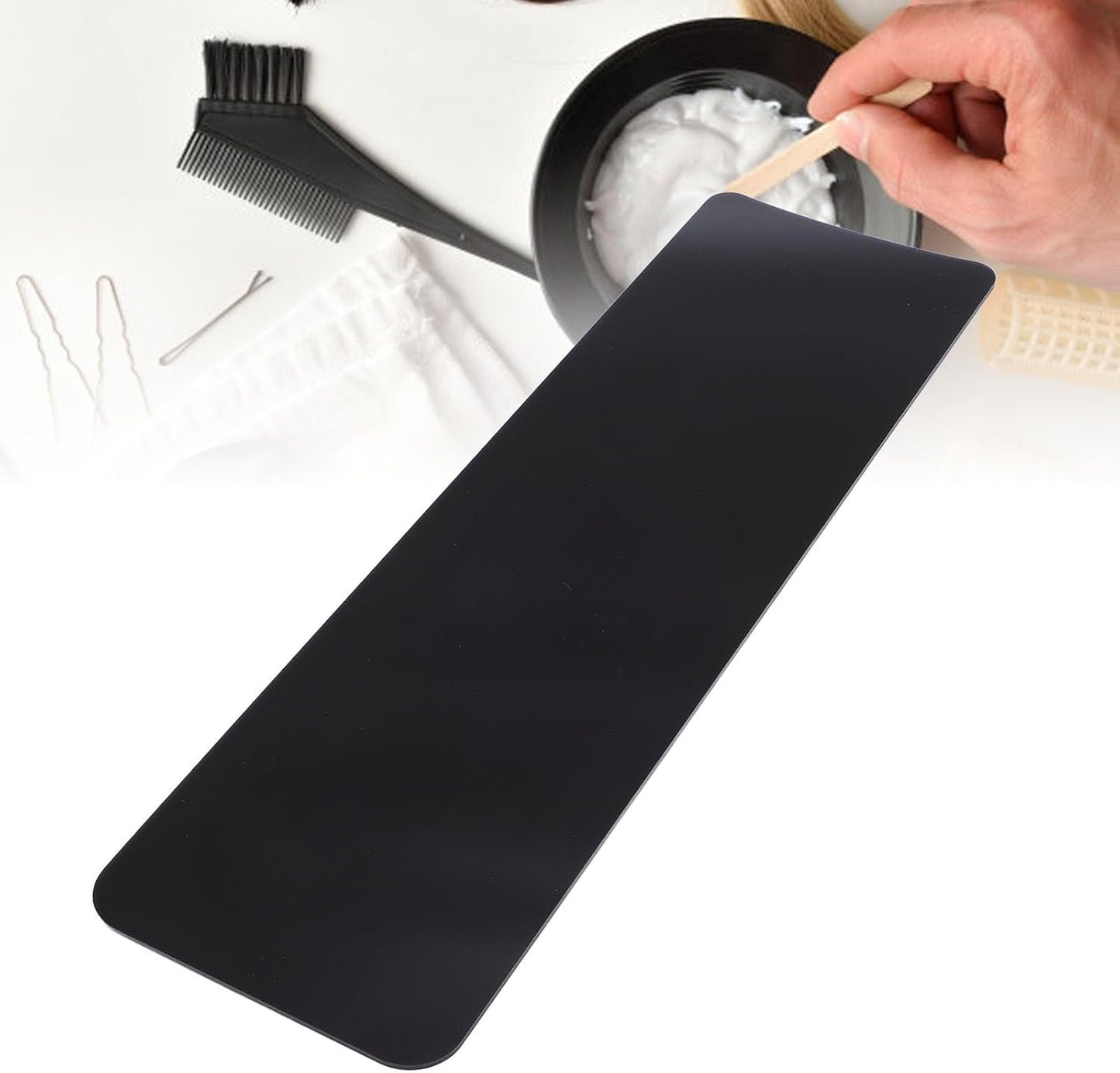 Hair Highlighting Board, Acrylic Balayage Board Hair Dye Board, Lightweight Foiling Board, Highlight Board for Hairstylist, Reusable Highlighting Comb, Balayage Kit for Hair