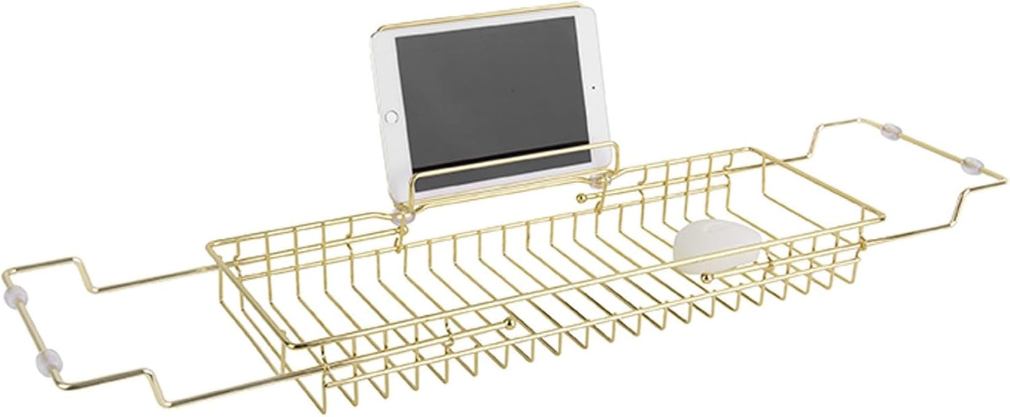 Present Time Iglo Metal Bath Bridge Length 61/86 cm Gold