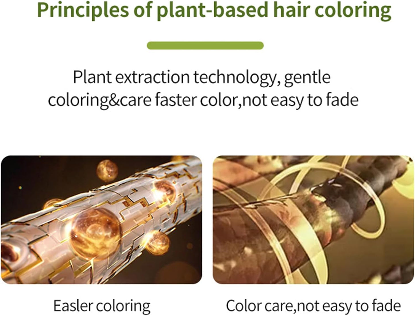 Colour Hair Dye, 300 ml Colouring Cream with Grey Cover, Fruity Fragrance, Long-Lasting Colour Holding, Natural Plant Extracts for Salon, Home, Beginners & Family