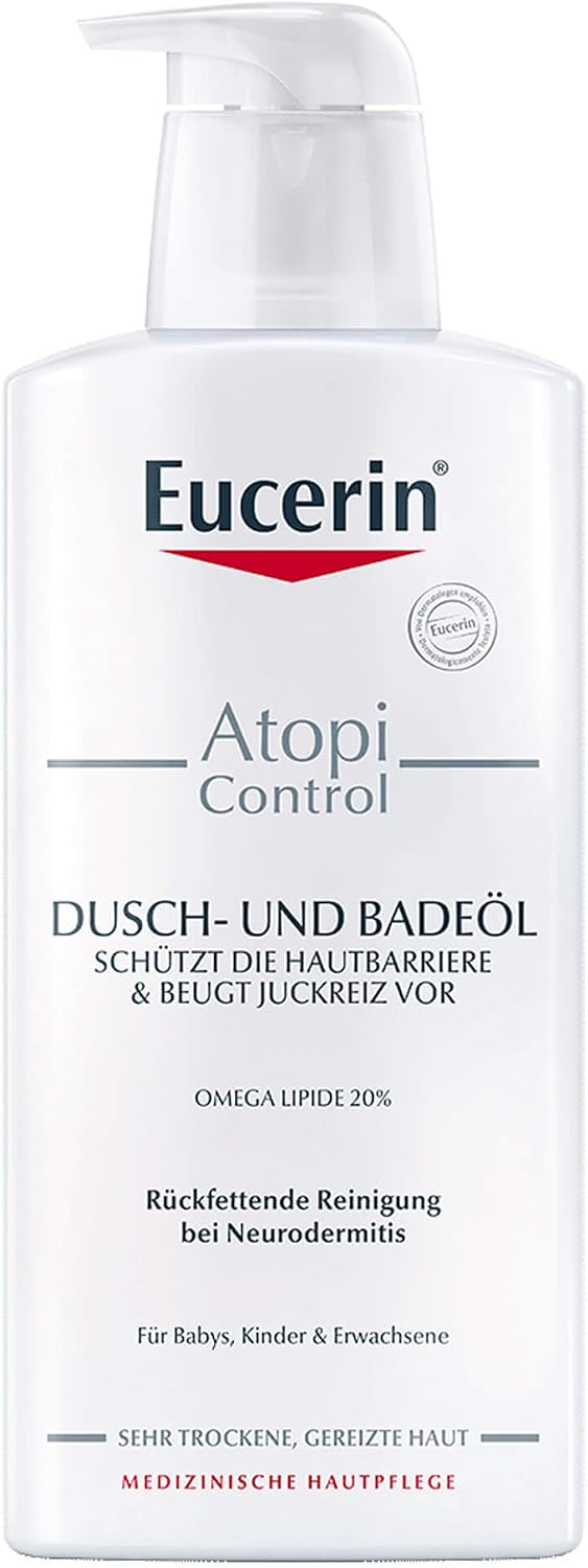 Eucerin AtopiControl Soothing Shower and Bath Oil 400ml Gel