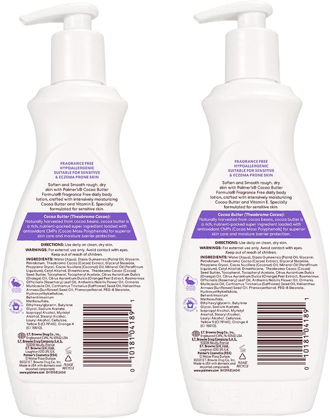 Palmer’s Cocoa Butter Fragrance Free Value Pack
