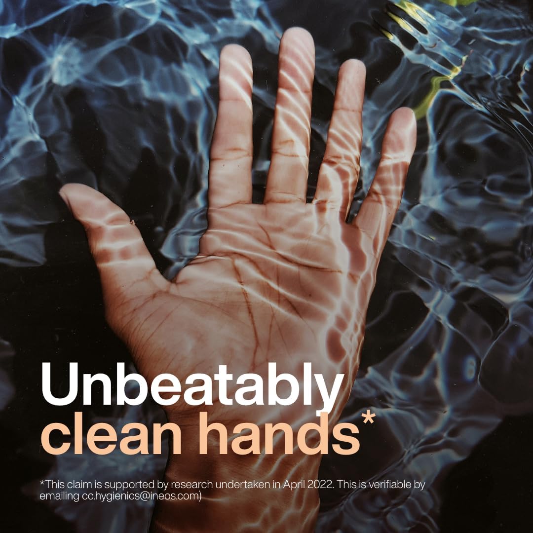 INEOS - Liquid Hand Soap - Moisturising - Handwash with Almond & Orange Blossom - 6 Bottles - 500ml, Packaging May Vary