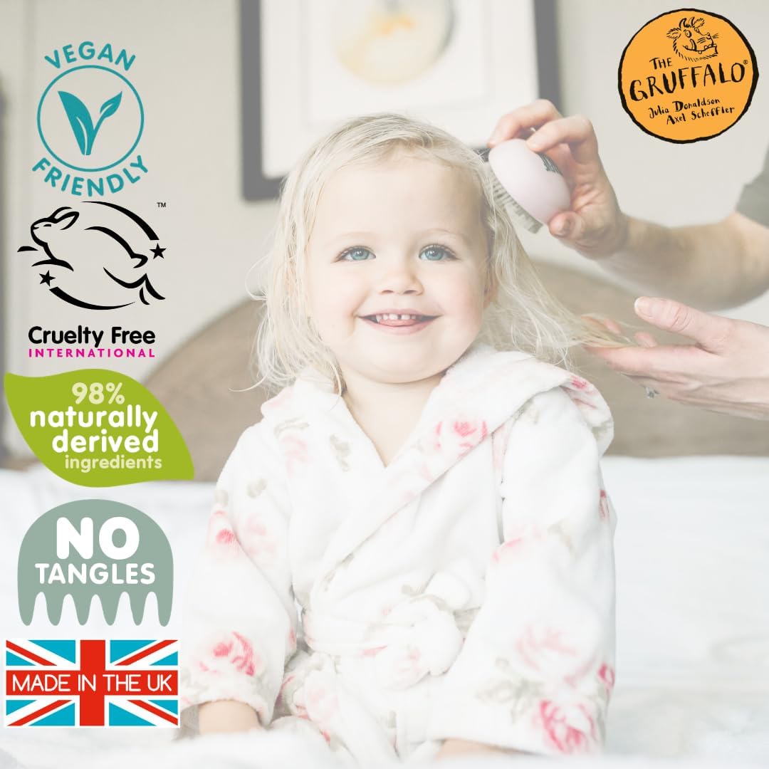 Good Bubble Gruffalo Kids Hair Detangling Spray (150ml) Silicone-Free Detangler with Prickly Pear & Tea Tree - Gently Tackles Knots - Smooths & Conditions