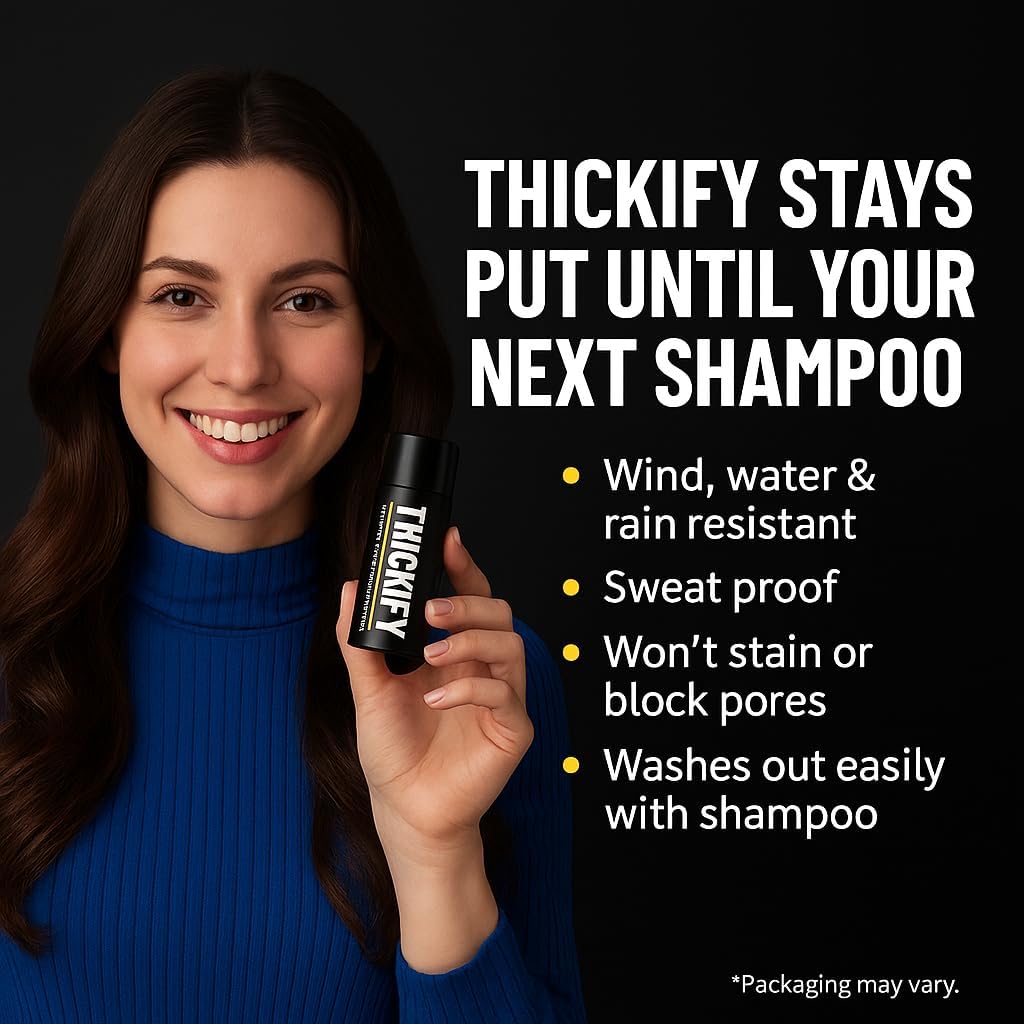 Hair Fibres for Thinning Hair Undetectable & Natural - 28g Bottle - Completely Conceals Hair Loss Instantly - Hair Thickener & Topper for Fine Hair for Women & Men (Medium Brown), Pack of 1