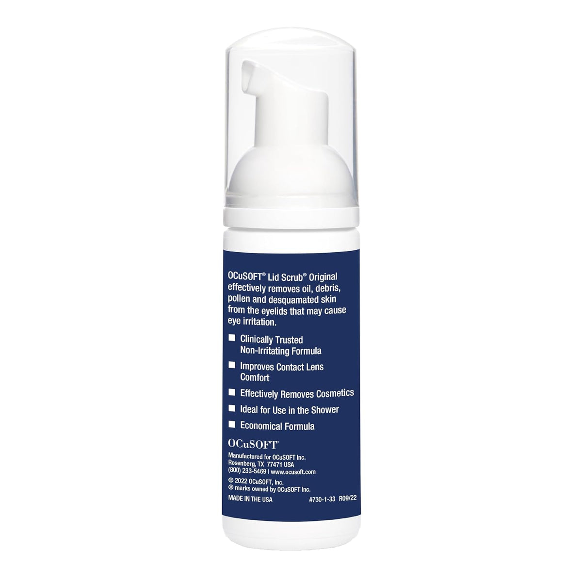 OCUSOFT LID SCRUB FOAM Size: 50 ML