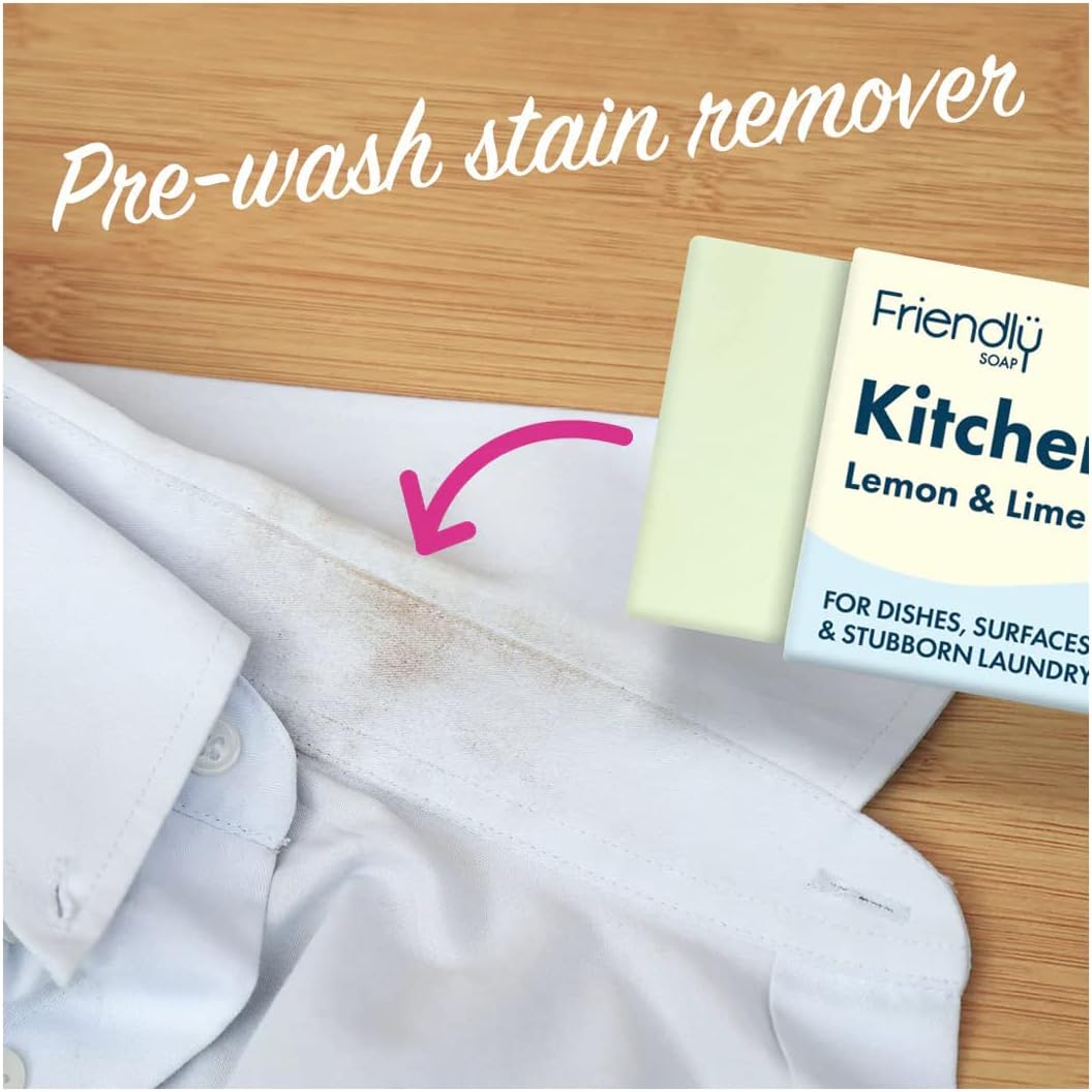 Friendly Soap Kitchen Bar - Lemon & Lime 95g-1 Pack