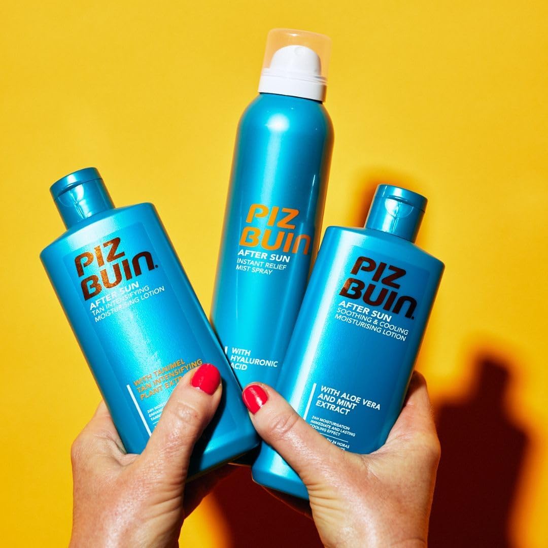 A quiet after‑sun ritual with Piz Buin