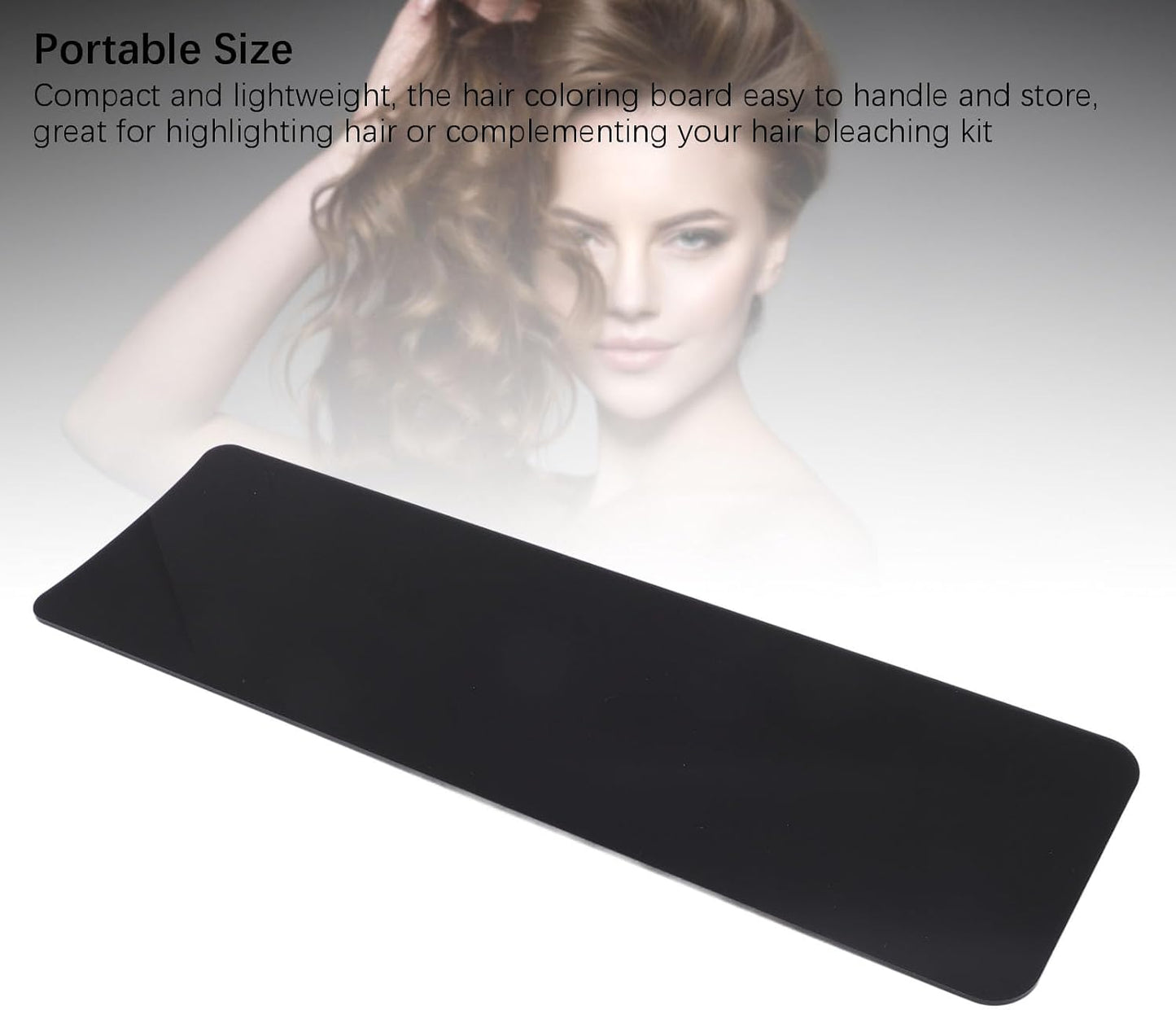 Hair Highlighting Board, Acrylic Balayage Board Hair Dye Board, Lightweight Foiling Board, Highlight Board for Hairstylist, Reusable Highlighting Comb, Balayage Kit for Hair