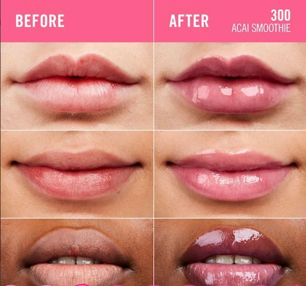 Rimmel London Thrill Seeker Glassy Gloss 300 Acai Smoothie