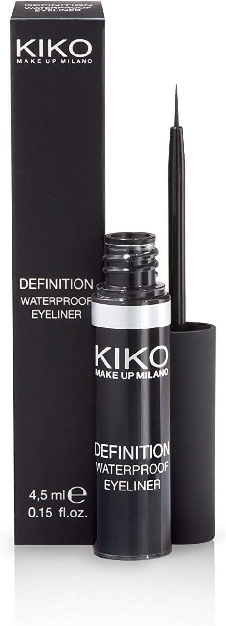 KIKO Milano Definition Waterproof Eyeliner | Liquid eyeliner with water-resistant formula