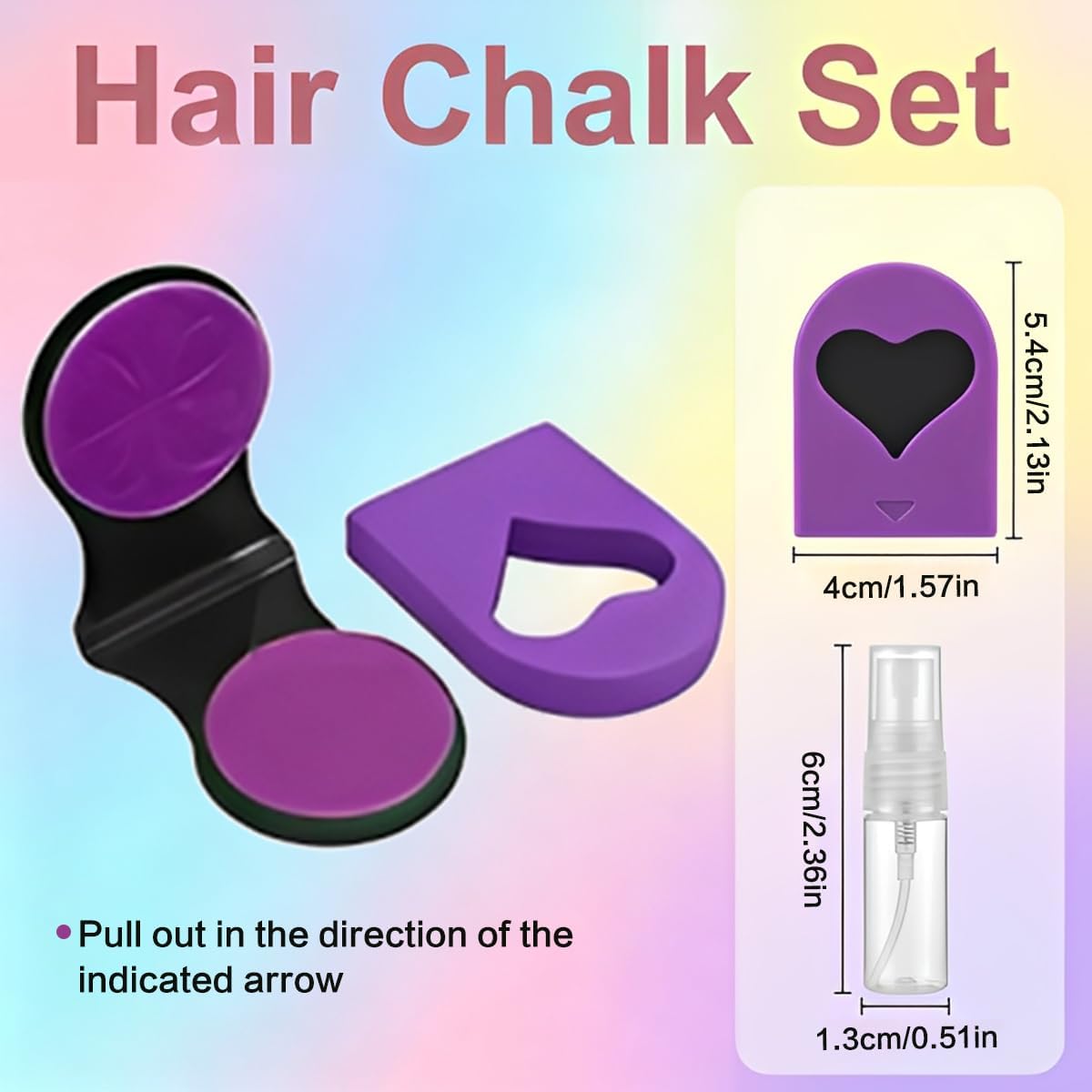 12 Colours Hair Chalk for Girls, Temporary Hair Dye for Kids, Washable Hair Colour Set with Glitter, Perfect Teenage Girls Gifts for Birthday Party Christmas Cosplay & Festivals