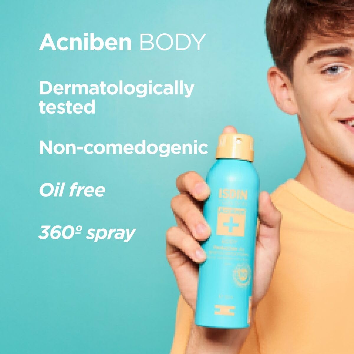 ISDIN Acniben Teen Skin Body Spray Treatment for Acne