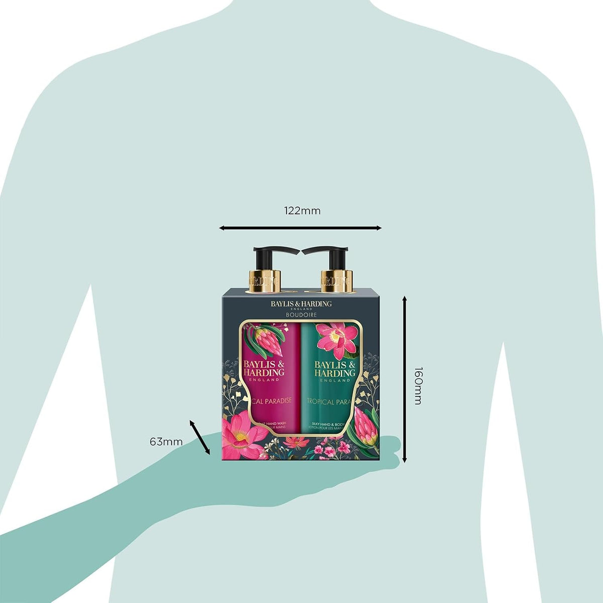 Baylis & Harding Boudoire Tropical Paradise Luxury Hand Care Gift Set (Pack of 1) - Vegan Friendly