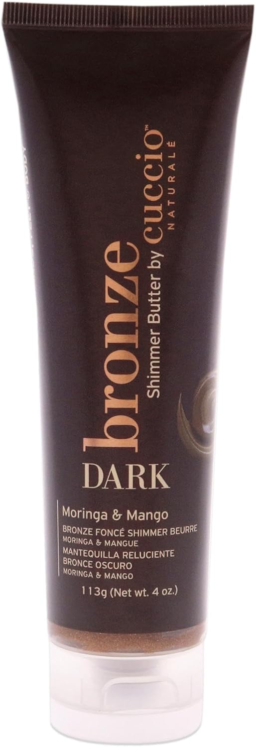 Cuccio - Bronze Dark Shimmer Butter - Moringa and Mango - for Women - Bronzer - 4 oz