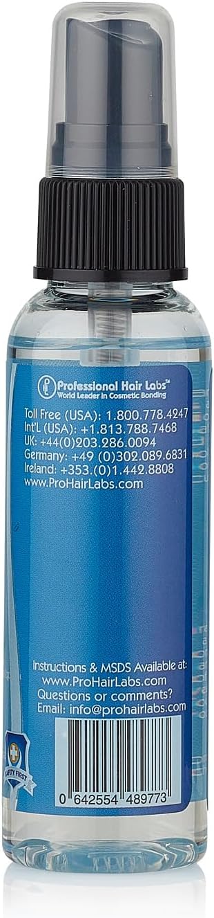 Professional Hair Labs No Sweat Scalp Antiperspirant | Reduces Sweat & Oil for Stronger Hair System Adhesion | Pre-Bond Scalp Prep for Wigs, Toupees & Hair Systems (2oz (60ml))