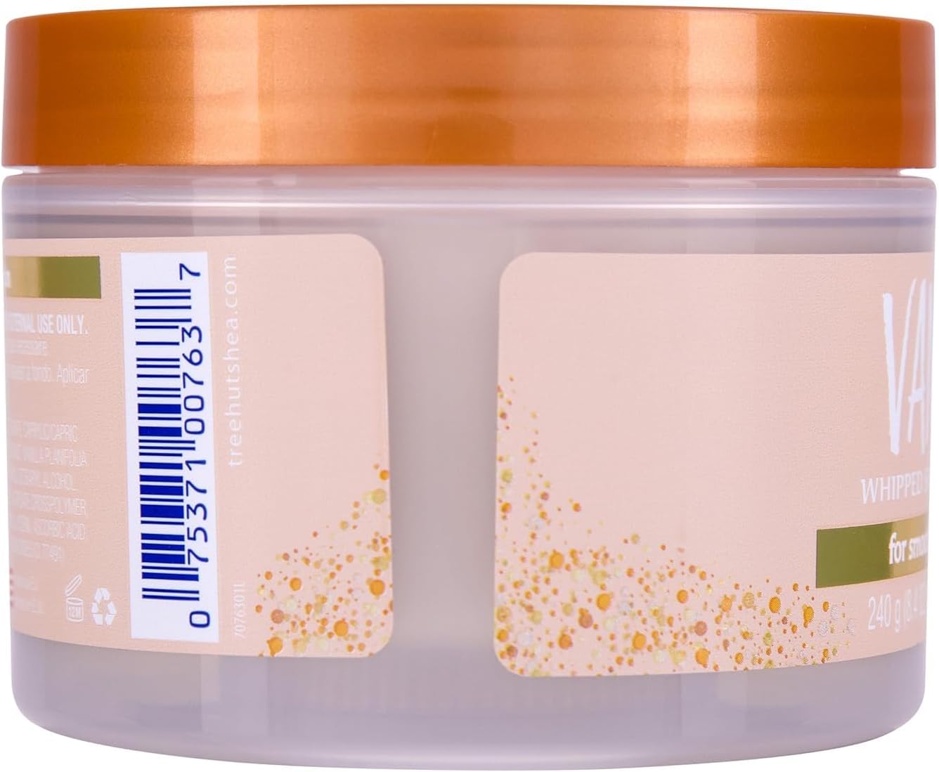 Tree Hut Vanilla Whipped Shea Body Butter 238.1 g with Natural Shea Butter for Nourishing Essential Body Care