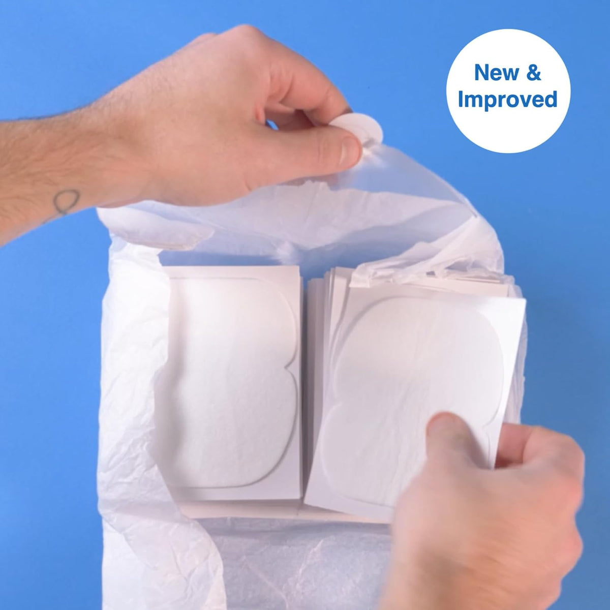 SWEAT GUARD® Pack Of 100 Disposable Underarm Sweat Pads For Women & Men. Maximum Perspirant Protection Anti Sweat Pads For Dry Armpits. Keeps Underarms & Clothes Dry, Self Adhesive, 9.5cm x 11.5cm.
